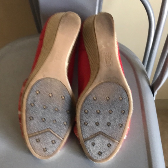 Deep Peach with floral accent Espadrilles - Picture 5 of 6